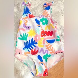 H&M kids Liunic bow-detail swimsuit size 3/4 T